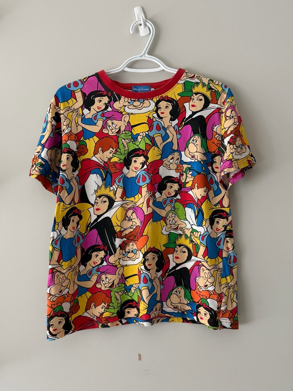 Disney Snow White All-Over Print Tee Tokyo Disneyland - Fits like S
